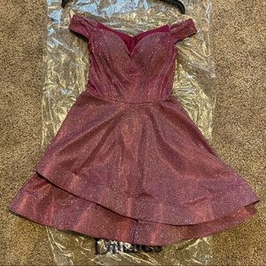 pink homecoming dress, size 1/2